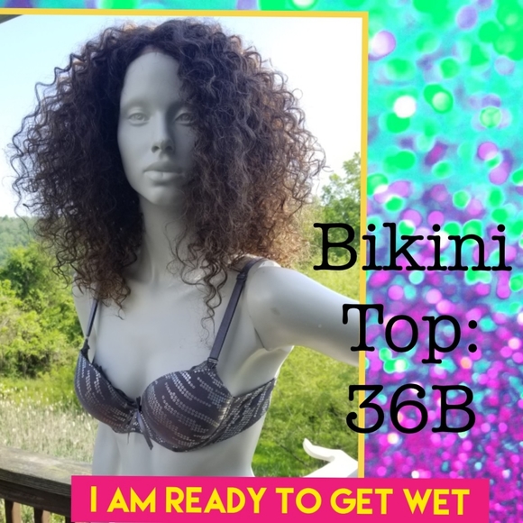 ⭐⭐ ROCK STAR ⭐⭐ Bikini Top 36B and Bottom Large - Picture 2 of 8